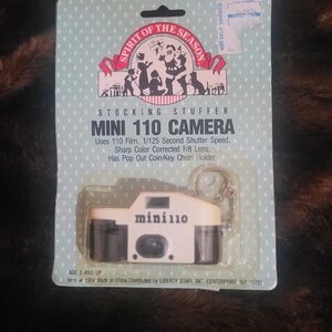 Liberty Mini 110 Camera - Black and Cream